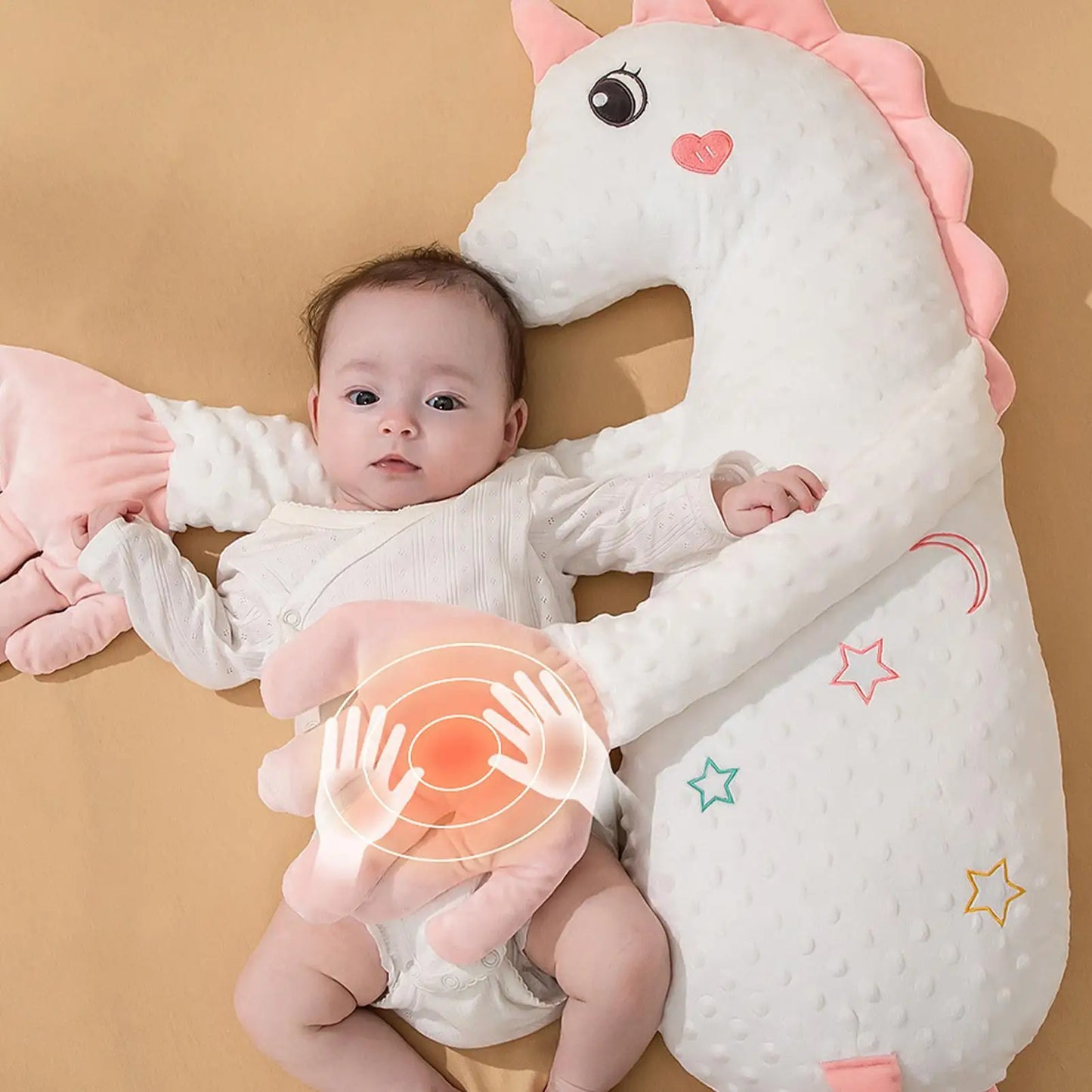 Automatic Palm Patting Pillow for Infants - Baby Sleep Soother and Comfort Aid